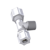 Jaco Plastic Tube Fitting, Male Branch Tees